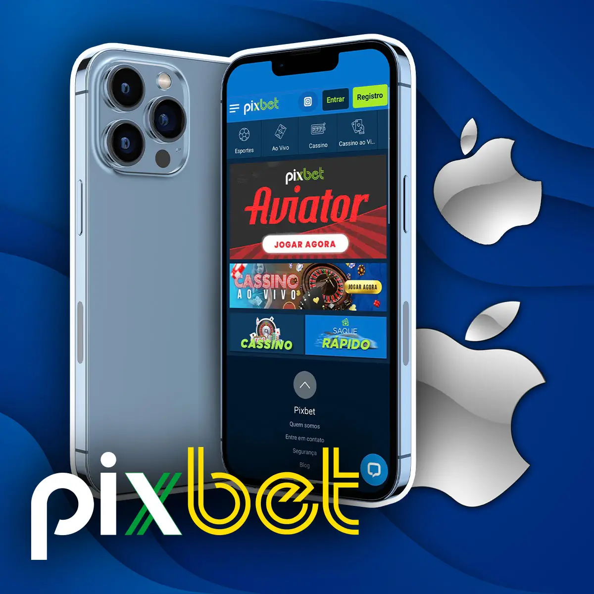 Como instalar a aplicação móvel iOS da casa de apostas Pixbet no Brasil