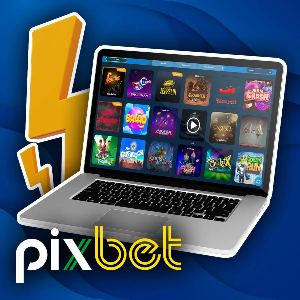 Jogos rápidos na casa de apostas Pixbet no Brasil
