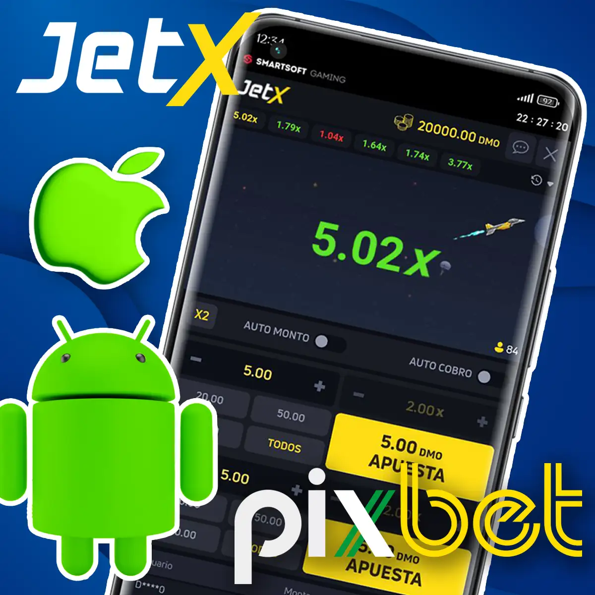 Aplicativos Pixbet JetX para Blasilia