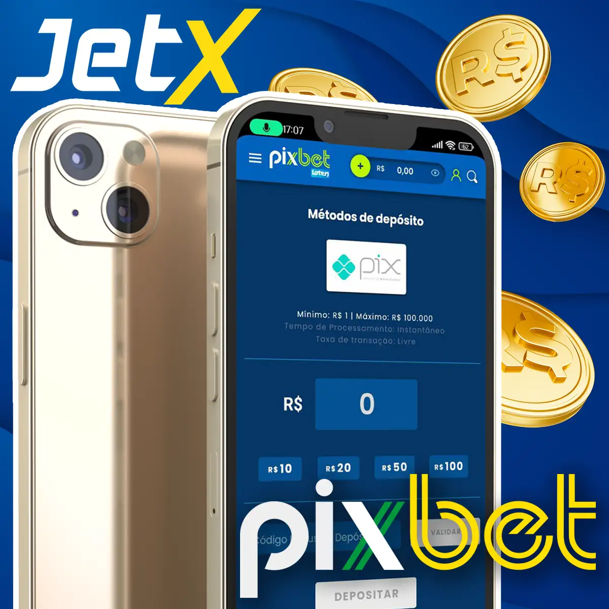 Métodos de depósito e saque na Pixbet